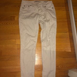 Cream pants size 6